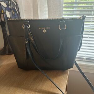 Michael Kors Black Leather Bag